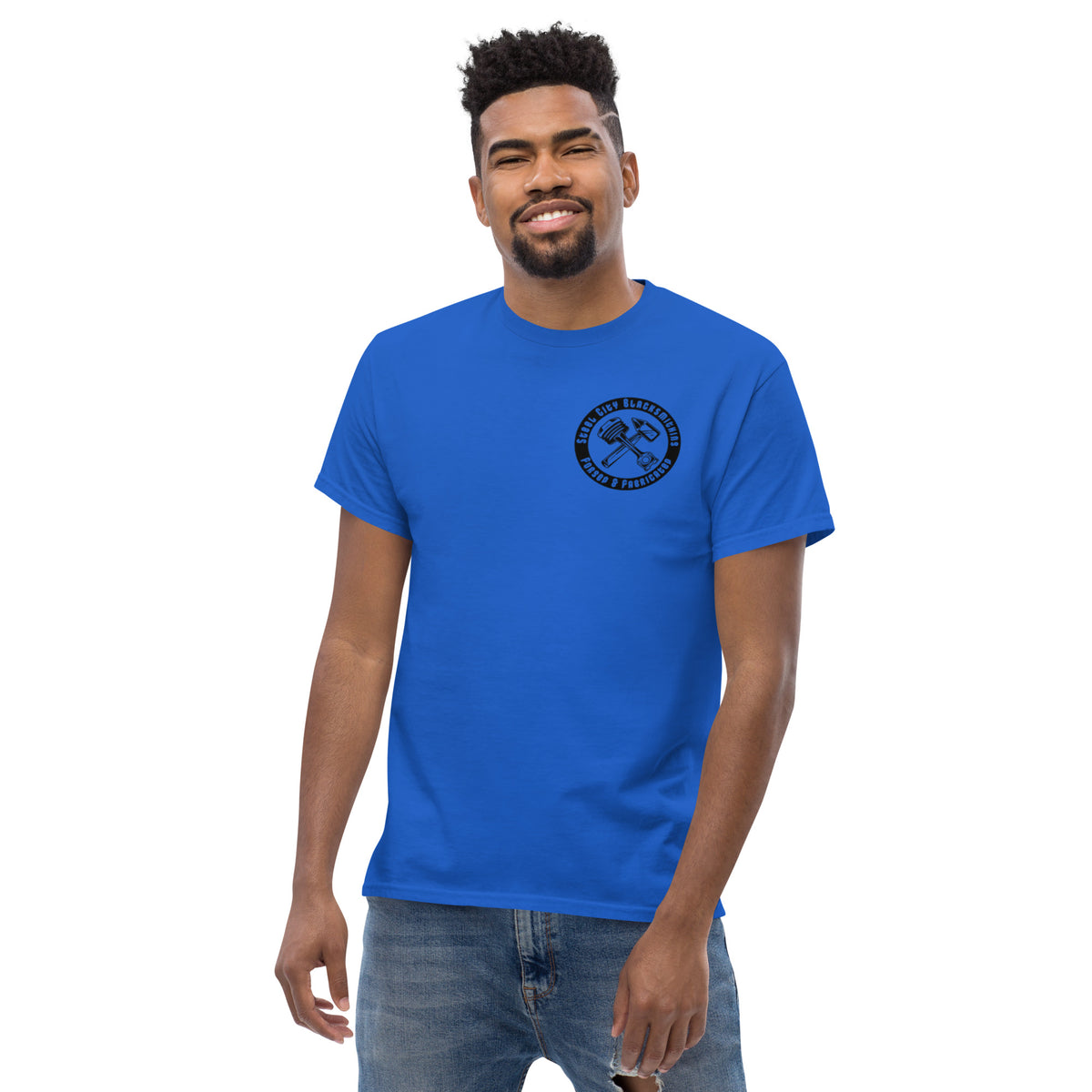 Forged and Fabricated B.L. logo tee – Steel City Blacksmithing