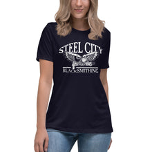 Load image into Gallery viewer, Women&#39;s Support Your Local Blacksmith Tee

